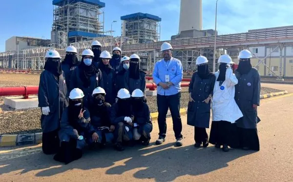 EWA trainees on site